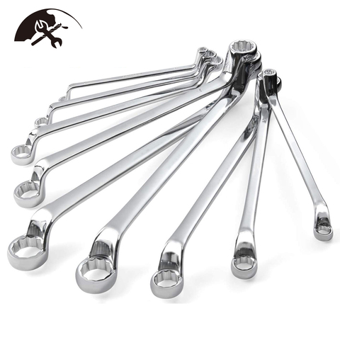 Box End Wrench Dual Head Double End Ring Spanner Deep Offset Ring 5.5-18MM Hand Tool ► Photo 1/5