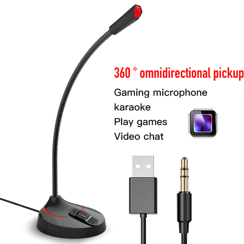 F12 Karaoke Microphone USB Professionnel Vocal Recording Singing Desktop Omnidirectional Capacitive Microphone For PC Gaming Mic ► Photo 1/6