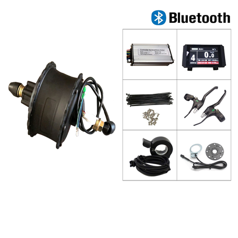 Electric snow fat tire bike kit 36V 250W 350W 500W smart light motor front 135mm rear 170/190mm 20 24 26'' ebike conversion kit ► Photo 1/6