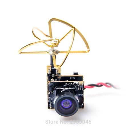 AKK S2 5.8G 48CH 25mW VTX 600TVL 1/3 Cmos AIO FPV Camera with Clover Antenna for FPV Drone Like Tiny Whoop Blade Inductrix etc ► Photo 1/6