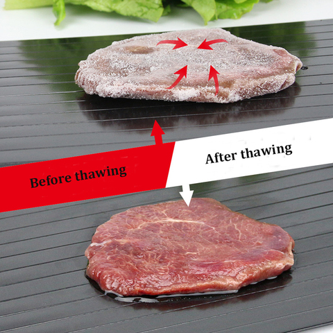Fast Defrosting Tray Thaw Freezing Food Meat Fruit Quick Defrost Thaw Plate Board Defrost Kitchen Gadget Tool 4.7 831 Reviews ► Photo 1/1