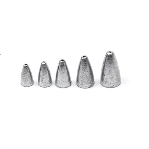 Rompin 5pcs/lot 3.5g-14g Texas Rig Lead Sinkers Bullet Shaped Weights Anti Dust Sea Down Sinker Fishing Tackle Accessories ► Photo 1/6