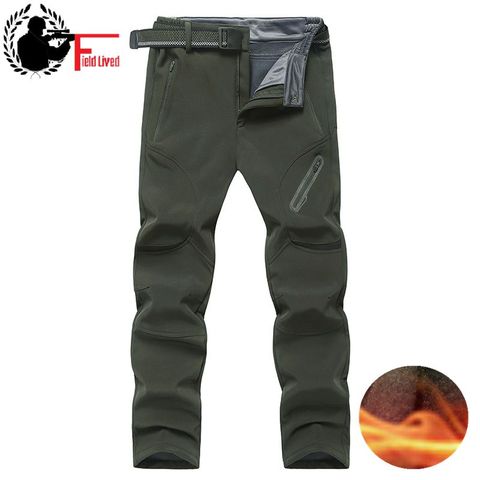 Men Winter Warm Cargo Pants Plus Size Big 4XL 5XL 6XL 7XL 8xl 9XL Thermal Fleece Military Pants Male Army Green Long Trousers ► Photo 1/6