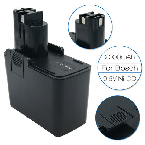 BAT001 BH-974H 9.6V 2000mAh Ni-CD Rechargeable Battery for Bosch Power Tools GSR 9.6 VE PSR 9.6 VE GBB 9.6VES-1 PSB 9.6VES2 ► Photo 1/6