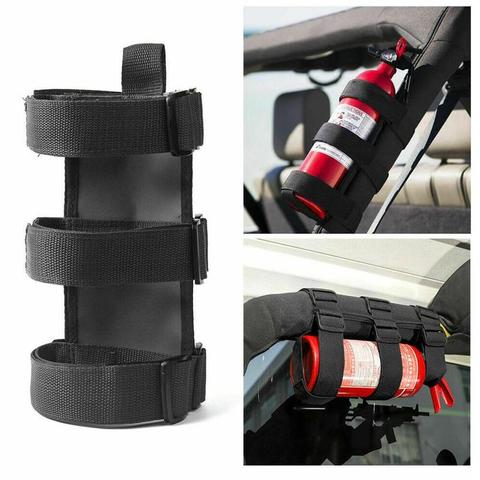 Nylon Car Roll Bar Fire Extinguisher Auto Fixed Holder Car Styling For Automobile Interior Safety Nylon Straps Auto Fixed Holder ► Photo 1/1