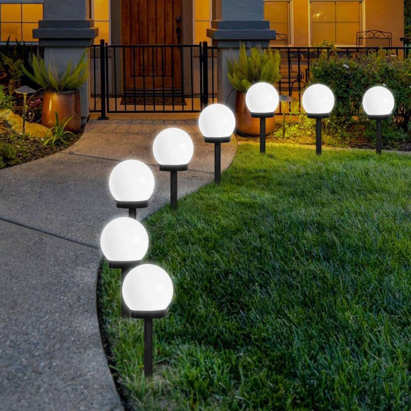 10PCS LED Solar Outdoor Path Light Spot Lamp Yard Garden Path Landscape Lamp 