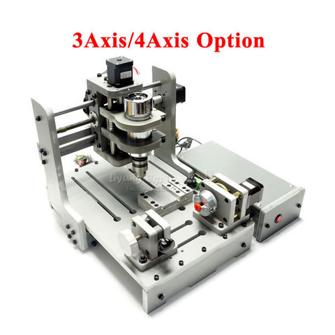 Mini diy cnc router 2030 usb 4axis 300w for engraving milling metal pcb plastic with Mach3 controller drill chuck cnc tool kit ► Photo 1/6