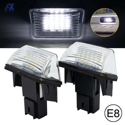 For Citroen C3 C4 Picasso C5 BERLINGO SAXO XSARA Rear LED License Plate Light Number Lamp,2 Years Warranty ► Photo 1/6