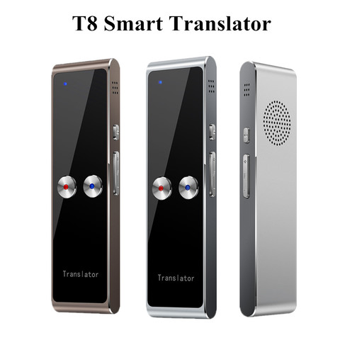 Portable T8 Smart Voice Speech Translator Two-Way Real Time 68 Multi-Language Translation For Learning Travelling Business Meet ► Photo 1/1