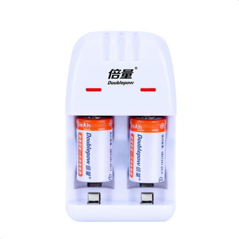 2PCS High quality 3V Cr2 rechargeable battery 200mAh lithium ion rechargeable battery + Cr2/CR123A universal smart charger ► Photo 1/5