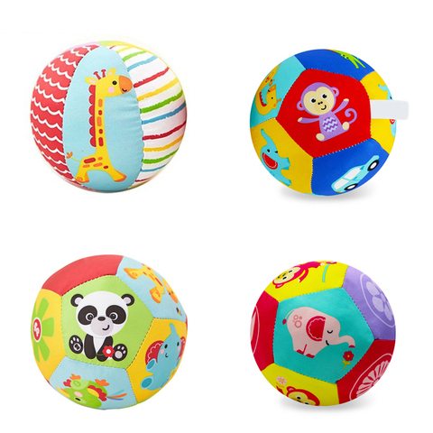 2022 Baby Toys For Children Animal Ball Soft Plush Mobile Toy With Sound Baby Rattle Infant Body Building Ball Toy For Baby Gift ► Photo 1/6