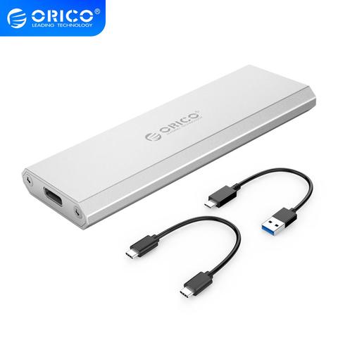 ORICO M2 SSD Case NVME Enclosure M.2 to USB Type C 3.1 SSD Adapter Support UASP 10Gbps for 2230 2242 2260 2280 nvme M.2 SSD Case ► Photo 1/6