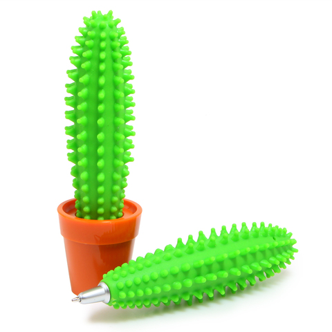 New 1 Pcs Creative Novelty Cartoon Cactus Ball Point Pen Student Teacher Writing Ball Point Pen Stationery ► Photo 1/5