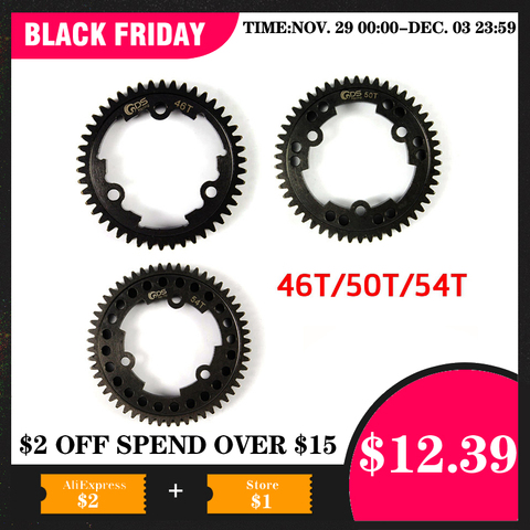 GDS Racing Steel Spur Gear 46T/50T/54T Tooths RC Monster Truck Traxxas X-MAXX 1/5 Gearwheel Remote Control Toys Tire Accessories ► Photo 1/6