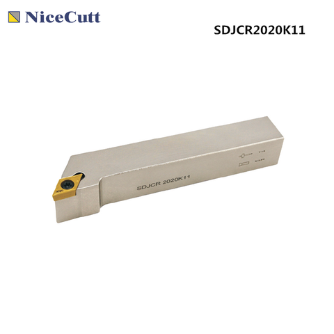 Nicecutt SDJCR2022K11 SDJCL2022K11 External Turning Tool Holder for DCMT insert Lathe Tool Holder Freeshipping ► Photo 1/2