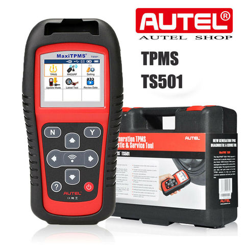 Autel MaxiTPMS TS501 Relearn Tool TPMS Reset, TPMS diagnose, Read/ clear TPMS DTCs, Sensor Activation, Program MX-Sensor, Key ► Photo 1/6