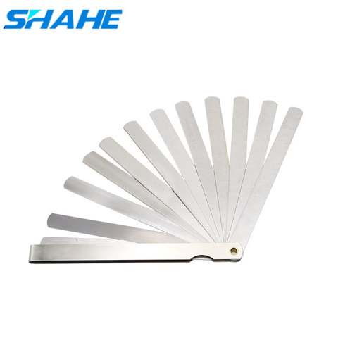 SHAHE 150 mm length 17 Blades Feeler Gauge Metric Feeler Gauge 0.02-1.00 mm Measurement Instruments ► Photo 1/6