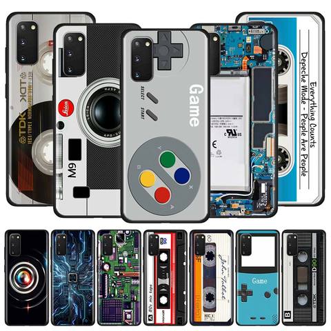 TPU Soft Case For Samsung Galaxy S20 FE S10 Plus S10e Note 20 Ultra 10 Lite S9 S8 Back Phone Cover Shell Camera Cassette Music ► Photo 1/6