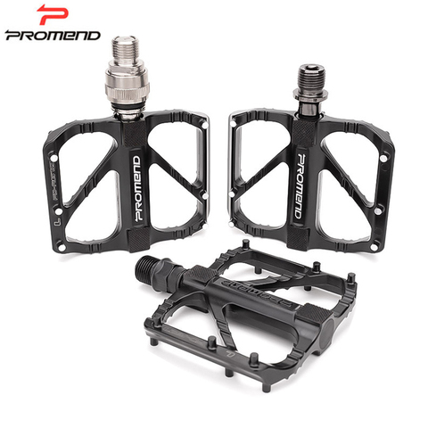 Promend Bike Flat pedals MTB Road Bicycle 3 bearing peilin Pedals quick disassembly Anti-slip Ultralight Pedals Bike Accessories ► Photo 1/6