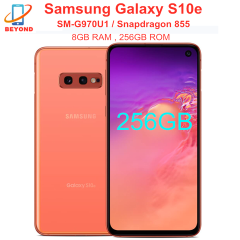 Samsung Galaxy S10e G970U G970U1 256GB ROM 8GB RAM Snapdragon 855 Octa Core Cellphone 5.8