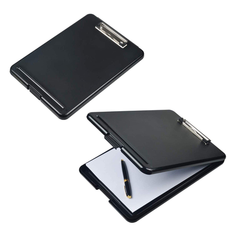 A4 Clipboard Box File Durable Waterproof Document Filing Storage Case Office Supplies ► Photo 1/6