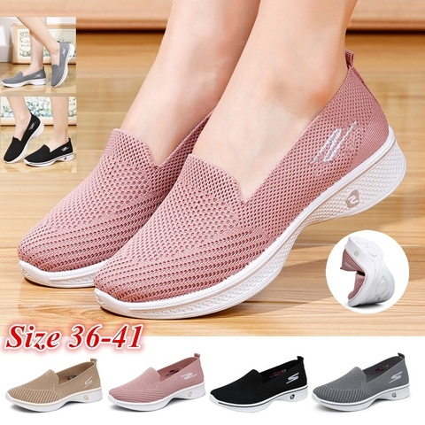 Women Fashion Shoes Flats Laides Breathable Loafers Casual sports shoes Walking Shoes Yoga Shoes  zapatos de mujer ► Photo 1/6