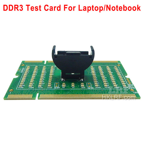 New Laptop Notebook Memory DDR3 Test Card SO-UDIMM 204-Pin Out LED Light Tester Hot Offer Components DIY Kit Electronic Kits DIY ► Photo 1/5