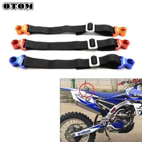 OTOM Motorcycle Rear Motorcycle Dirt Bike Motocross Seat Rescue Pull Strap Sling Belt C1 for HONDA KAWASAKI SUZUKI Dirt bike ► Photo 1/6