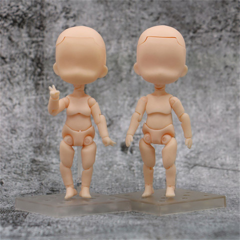 He She BODY KUN / BODY CHAN Boy Girl Cute Ver. Ferrite Movable Body Feminino PVC Action Figure Anime Archetype Model 14cm ► Photo 1/6