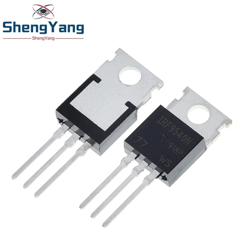 10PCS IRF9540N IRF9540 P-Channel Power MOSFET 23A 100 V TO-220 ► Photo 1/6