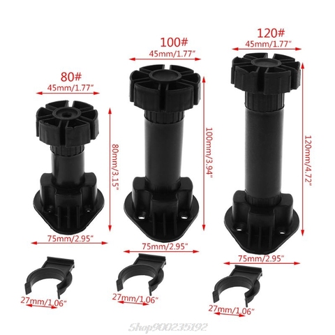 4pcs Adjustable Height Cupboard Foot Cabinet Leg For Kitchen Bathroom S15 20 Dropshipping ► Photo 1/6