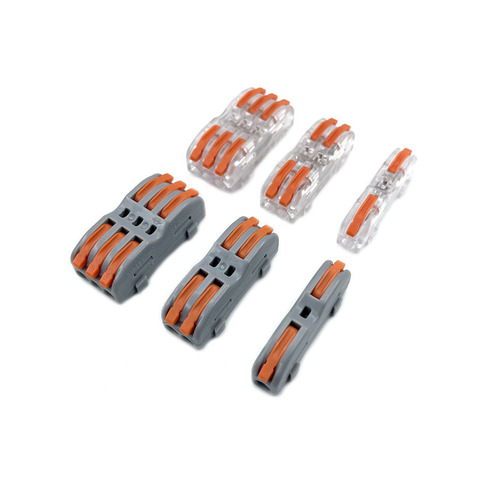 Universal Cable Wire Connector 222-421 2 3 Pin Splicing Push In Wiring Terminal Blocks Led Electric Mini Compact Fast Connectors ► Photo 1/6