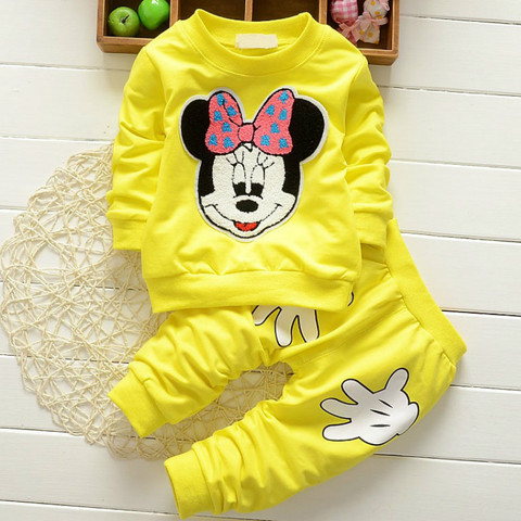 0 -3 Years Baby Girl Clothes 2022 Cute O-neck Long Sleeved T-shirts + Pants Infant Jogging Suits Tracksuits Infant Clothing ► Photo 1/6
