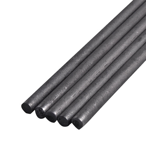 5pcs/lot  99.99% Carbon Rods Graphite bar 3-18mm x 100mm  Graphite Electrode Cylinder Corrosion resistance Conductive teaching ► Photo 1/6