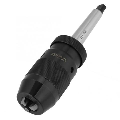 1-16mm Capacity Steel Keyless Drill Chuck Self Tighten Lathe Drill Chuck w/ MT2-JT3 Taper Arbor Drill Bits Adapter CNC Tool Part ► Photo 1/6