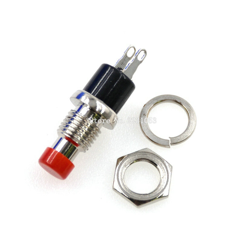 Mini Momentary Push Button Switch for Model Railway Hobby 7mm Pack of 10 Red 5X 