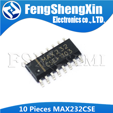 10pcs/lot  MAX232CSE MAX232 +5V-Powered, Multichannel RS-232 Drivers/Receivers  SOP-16 ► Photo 1/2