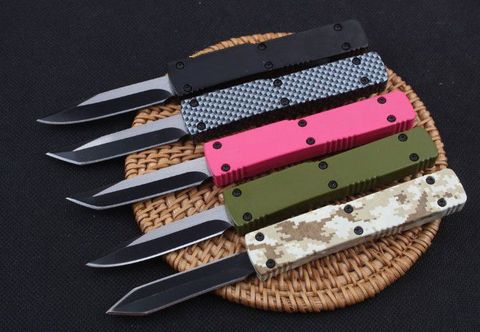 Mini Keychain Pocket knife Double Action 5.3cm Blade Assisted Folding EDC Tactical Hunting Knife Gift Fixed Blade Knifes ► Photo 1/6
