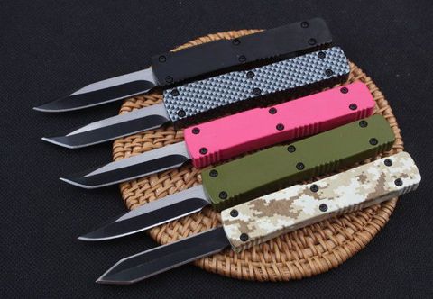 Mini Keychain Pocket knife Double Action 5.3cm Blade Assisted Folding EDC Tactical Hunting Knife Gift Fixed Blade Knifes ► Photo 1/6