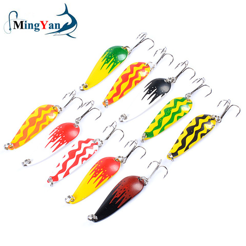 Trout Spoon Fishing Lures 4.2cm/5.7g Spinner Bait Wobblers Jig Lures Pesca Isca Artificial VIB Sequins Hard Baits Carp Fishing ► Photo 1/6