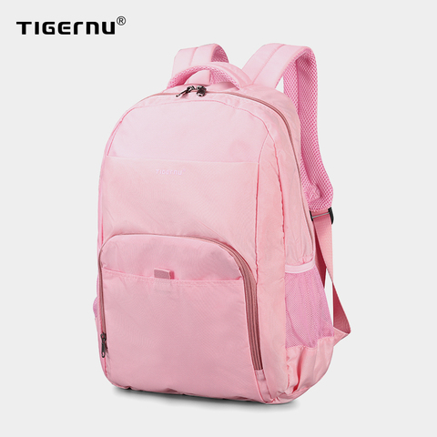 Tigernu Spring School Backpack Bag for Teenager Girl Mini Women College Backpack 14.1 Pink/Blue Mochila Feminina ► Photo 1/5