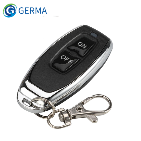 GERMA 433Mhz Wireless Remote Control 1527 Learning Code Transmitter For Gate Garage Door Light controller no clone 2 buttons ► Photo 1/6