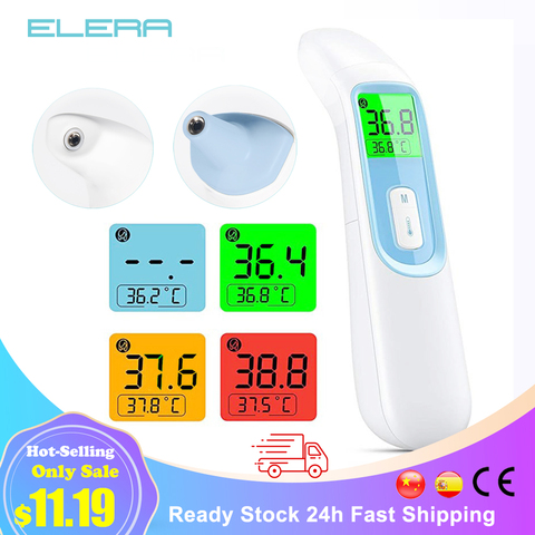 Baby Forehead Ear Infrared Thermometer Digital LCD Body Measurement Kids Adult Fever IR Children Non-Contact Termometro ► Photo 1/6