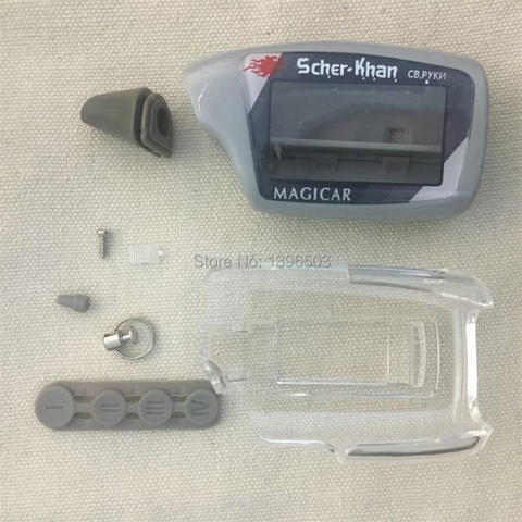 Wholesale Body Case Keychain +Holder For Car Alarm lcd remote Key Scher Khan Scher-Khan Magicar 5 6 M 902F M 903F M902 M903F 803 ► Photo 1/1