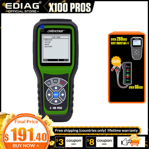 OBDSTAR X100 pro C+D+E model Auto Key Programmer x-100 pro x100pro immobilizer programming tool +EEPROM PIC ► Photo 1/6