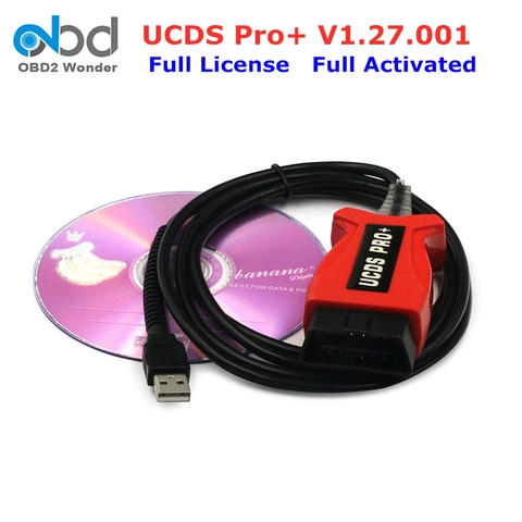 Newest UCDS Pro+ FOCOM For Ford V1.27.001 OBD2 Diagnostic Tool With 32 Tokens Full License Software Support Odometer Correction ► Photo 1/1