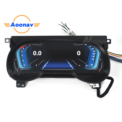 Android 9 Car LCD Meter instrument dashboard screen GPS Navigation For Toyota RAV4 2022 Multimedia player head unit Tesla style ► Photo 1/6