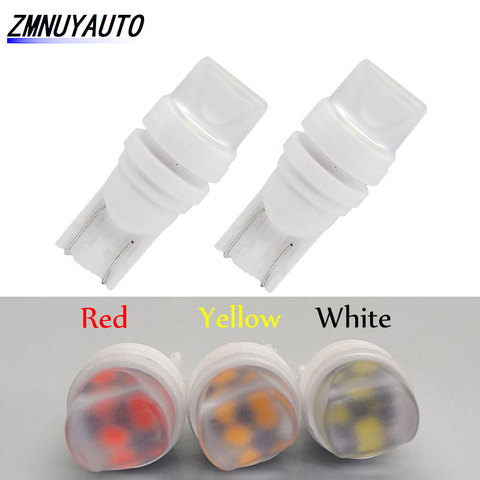 2PCS T10 W5W Ceramic 3D LED Car Licence Plate Light Marker Lamp WY5W 501 194 168 Led Auto Dome Instrument Light Wedge Bulb 12V ► Photo 1/6