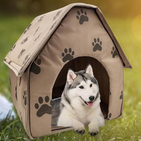 Foldable Pet Dog House Foldable Winter Warm Pet Kennel House for Dog Puppy Cat Bed Nest Tent Pet Supplies ► Photo 1/6