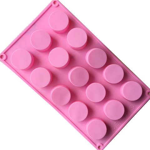 1 Pc 8 Cavity Cylinder Shaped Silicone Cake Mold, Baking Tool For Cookies,  Chocolate, Cakes And Decorations